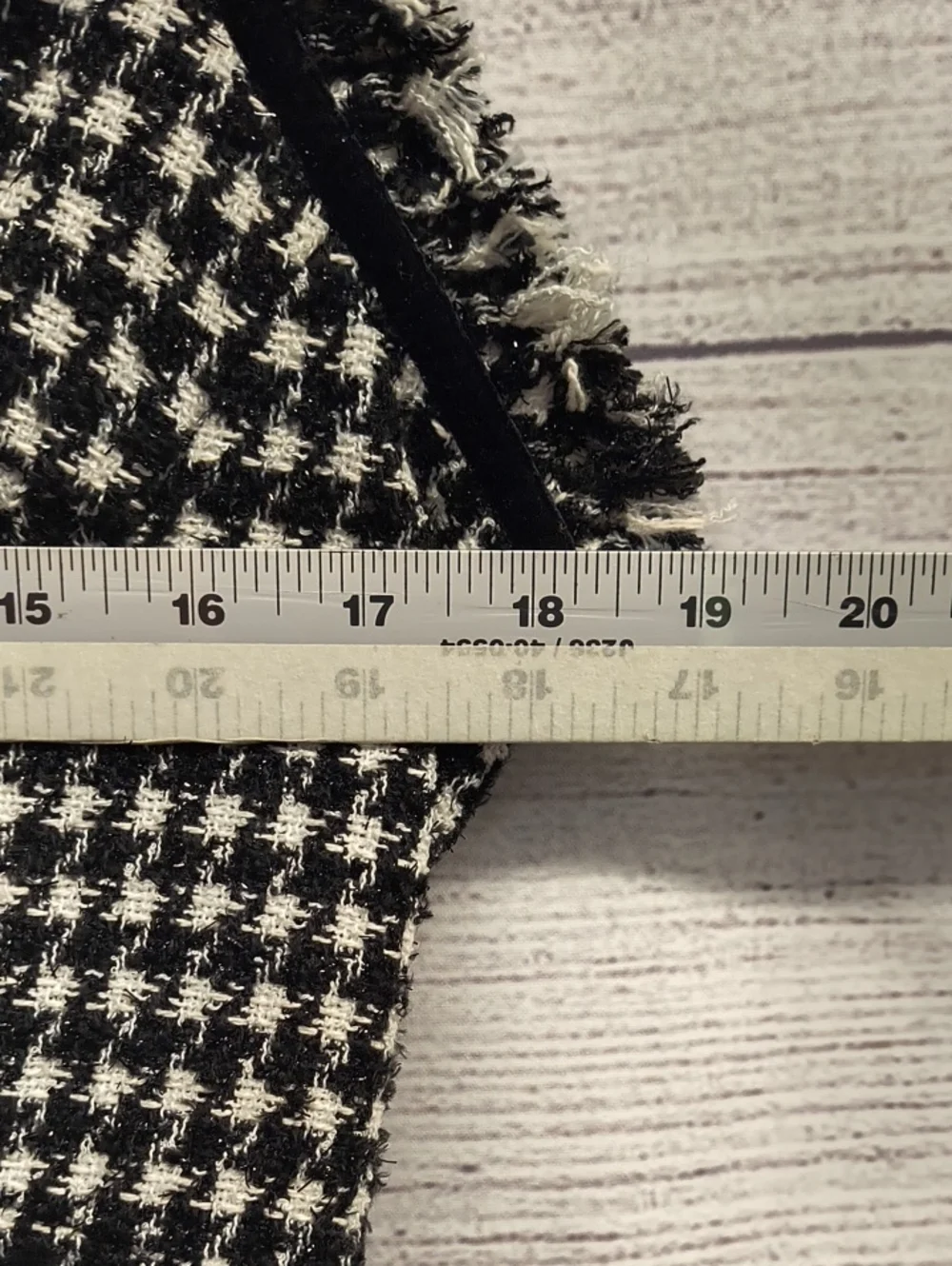Kate Spade Black and White Houndstooth Tweed Dress Size 10